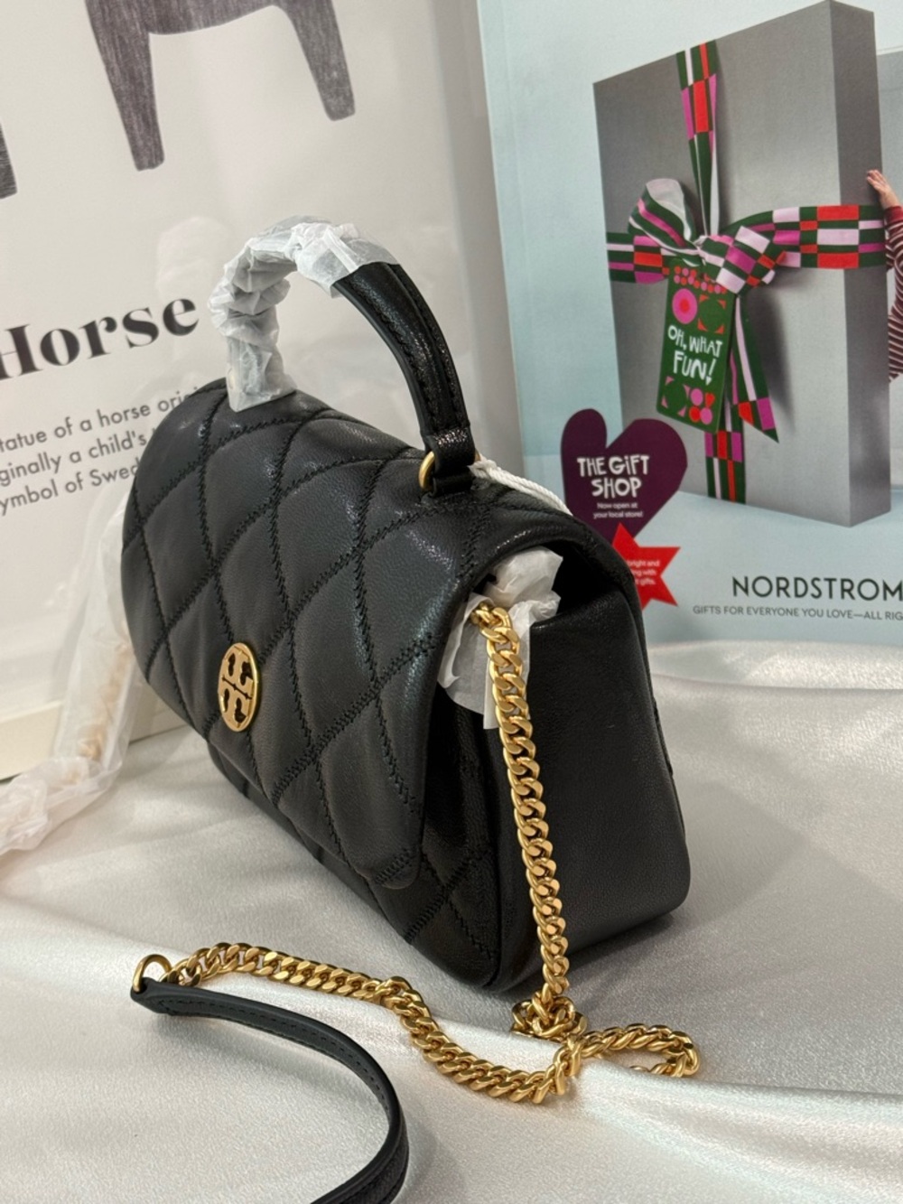 Tory Burch Willa Mini Top handle crossbody bag black167621 - Picture 2 of 11